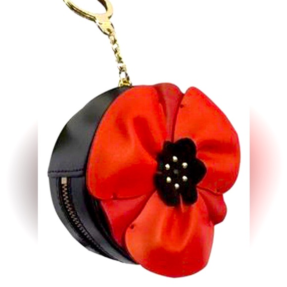 NWT KATE SPADE OOH LA LA POPPY COIN PURSE - Picture 6 of 8